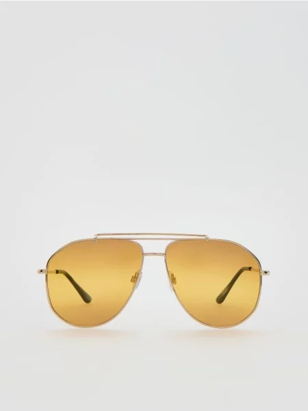 Reserved Ochelari de soare tip aviator galben