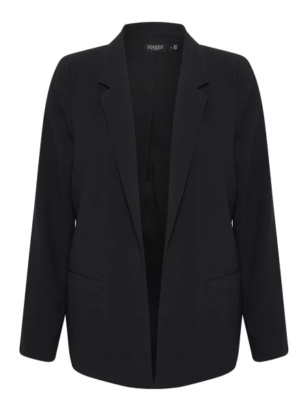 SOAKED IN LUXURY Sacou Shirley' negru