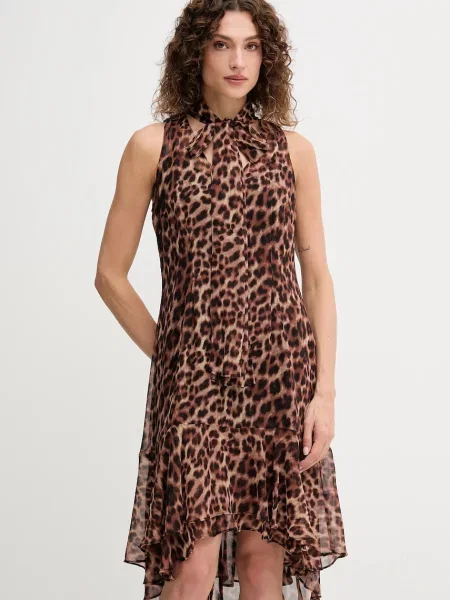 Dkny rochie mini evazati maro