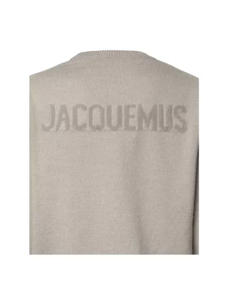 Sweter Jacquemus wełniany beżowy