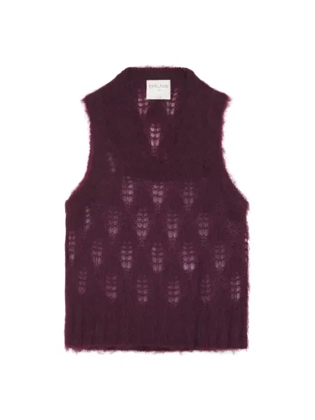 Kamizelka Forte Forte koronkowa czerwona