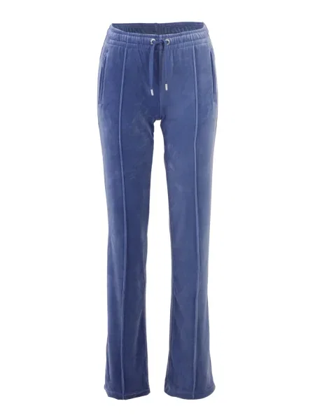 Juicy Couture Tall Kalhoty TINA safírová stříbrná