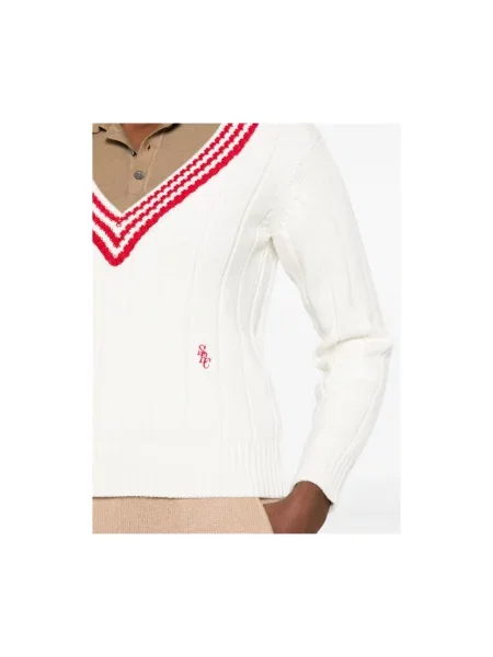 Sweter Sporty And Rich biały