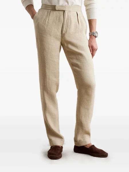 Kelnės Ralph Lauren Purple Label ruoželis violetinė