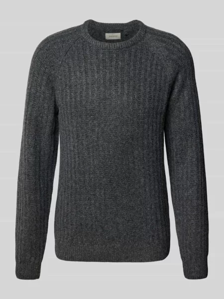 Sweter z dzianiny z okrągłym dekoltem model ‘DEXTER’ Blend