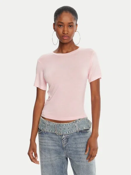 Juicy Couture Tricou Sheer roz