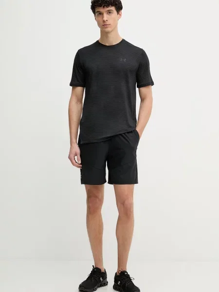 Under Armour trening kratka majica Tech Vent črna