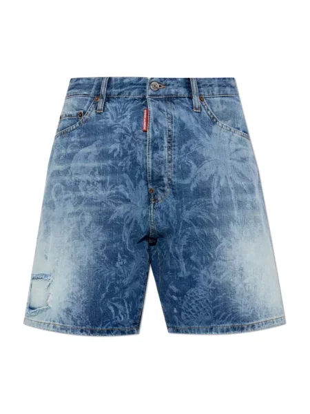Szorty jeansowe Dsquared2 niebieskie
