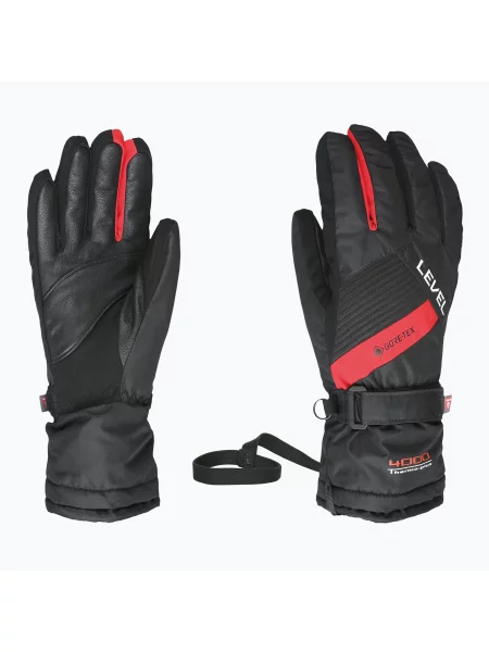 Mănuși de schi pentru copii Level Warmster Jr Gore-Tex red roșu