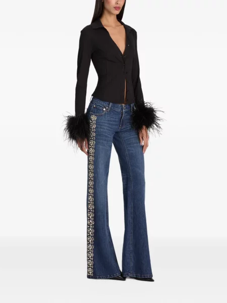 Top Alice + Olivia negru