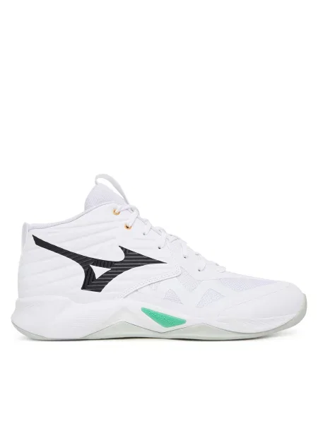 Взуття у спортзал Mizuno Wave Momentum Pro Mid білий