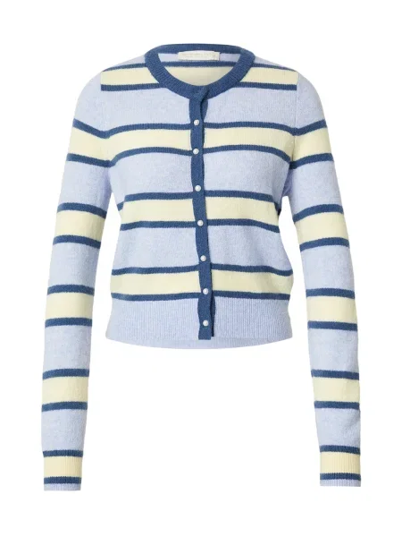 Abercrombie & Fitch Geacă tricotată deschis / galben albastru