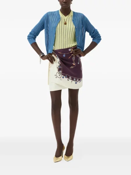 Cardigan Versace tricotate albastru