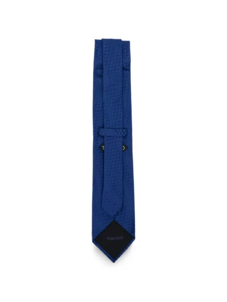 Cravată Tom Ford din satin albastru