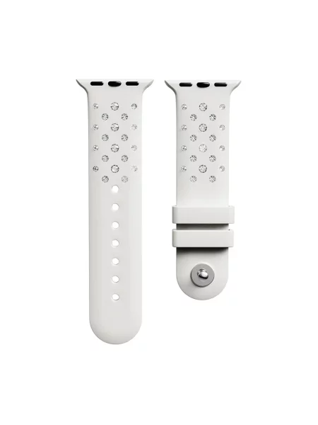 Swarovski pasek do zegarka szary