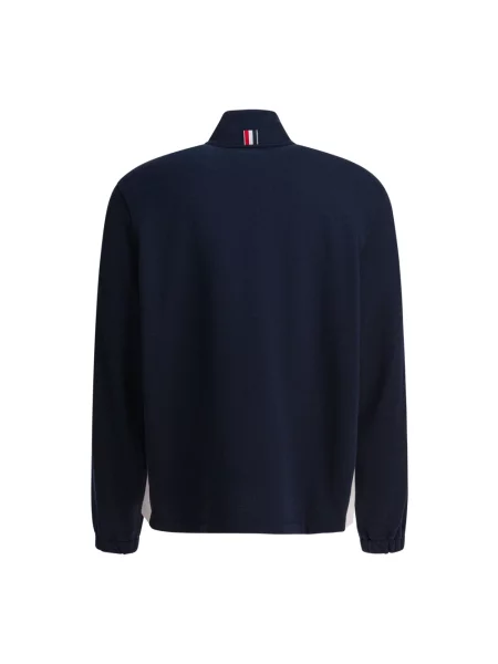Sweter Thom Browne z dżerseju niebieski