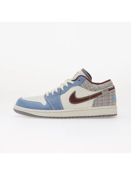 Sneakers Air Jordan 1 Low Summit White/ Light Boulder-Summit White EUR 38 alb