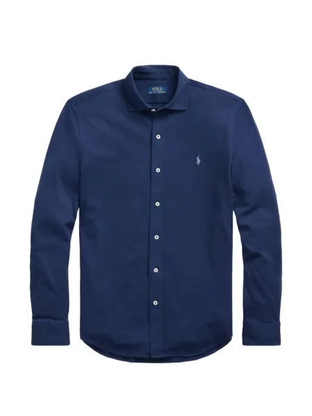 Curea Polo Ralph Lauren tricotate cu autograf cu șireturi albastru