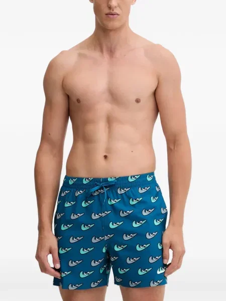 Slip de baie Nike alergare cu autograf cu glugă roșu