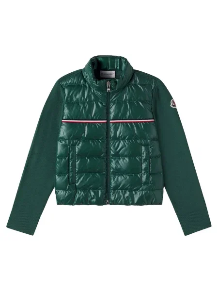Gyerek pehelydzseki Moncler Enfant zöld