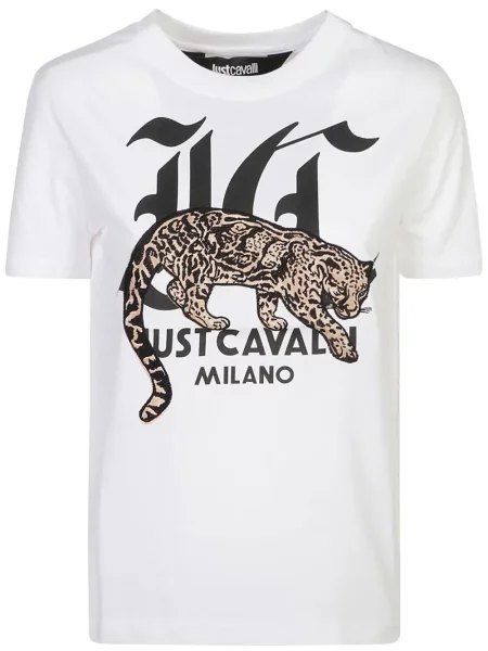 Tricou Just Cavalli alb