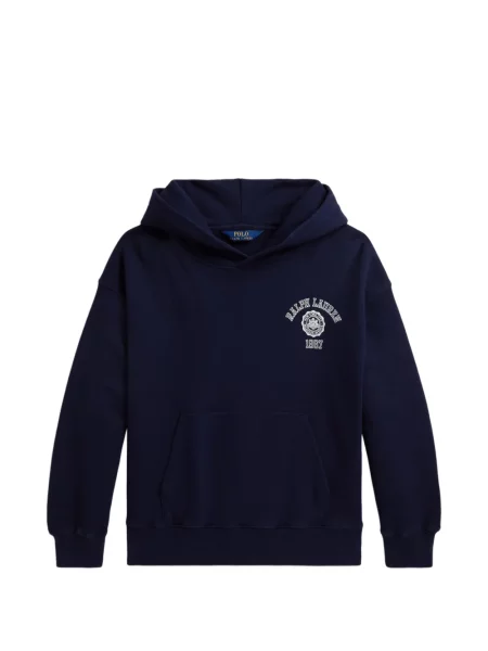 Bluza z kapturem dziecięca Polo Ralph Lauren niebieska