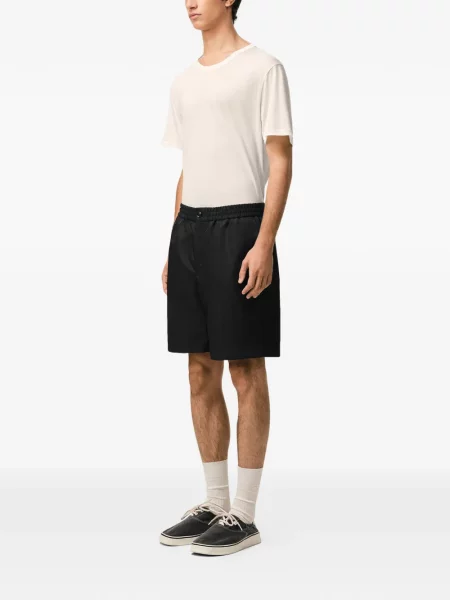 Pantaloni scurți Ami Paris negru