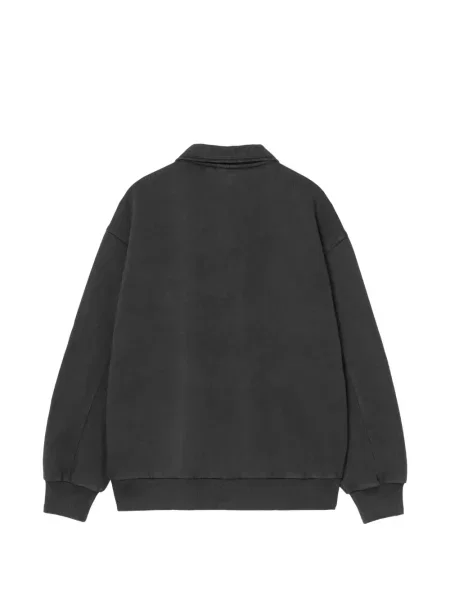 Hanorac Carhartt Wip de jumătate de fermoar gri