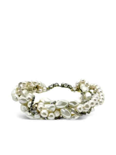 Colier Jennifer Gibson Jewellery cu perle alb