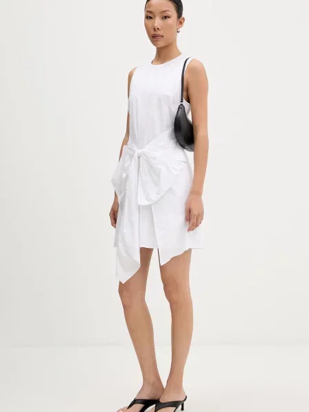 Rotate rochie din alb