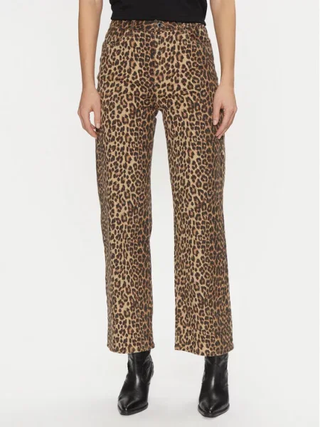 Vero Moda Jeansy Tessa Wide Leg brązowy