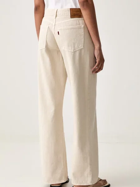 Levi's jeansy loose LOW LOOSE beżowe