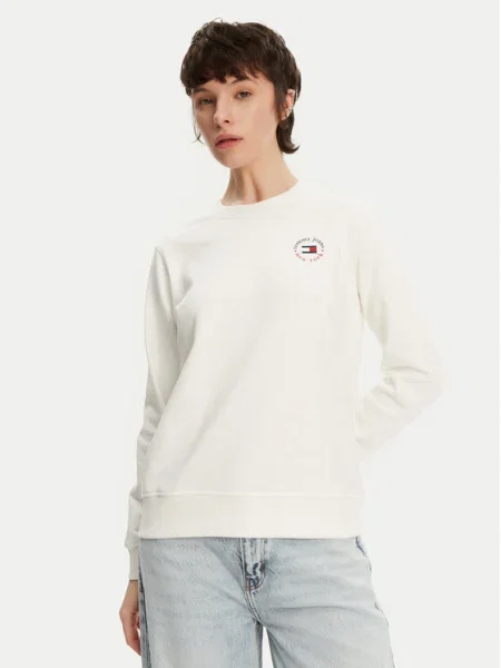 Tommy Jeans Суитшърт Essential бял
