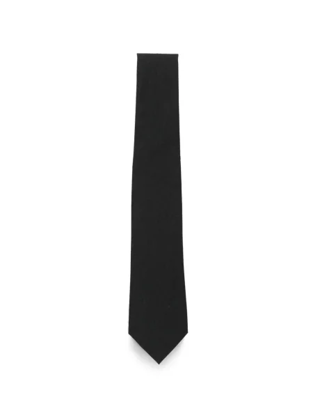 Cravată Canali de lână negru