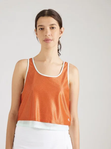 Calvin Klein Jeans Top PRIDE portocaliu alb