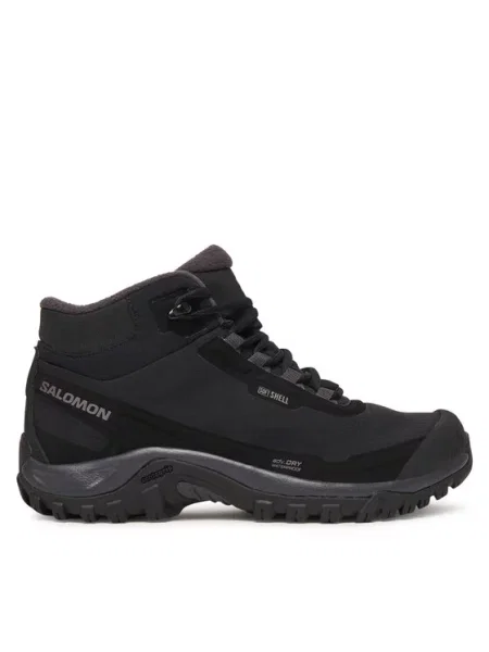 Παπούτσια πεζοπορίας Salomon Shelter Waterproof μαύρο