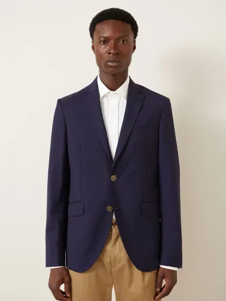 Etro Sako Slim Fit tmavě modrá