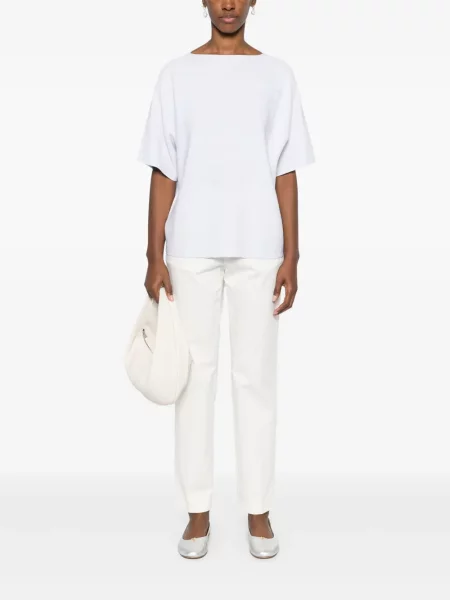 Tricou Fabiana Filippi tricotate alb