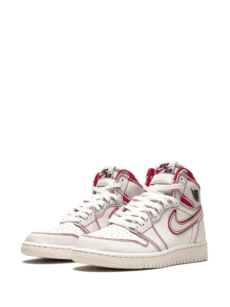 Sneakerși copii Jordan Air Jordan 1 alb