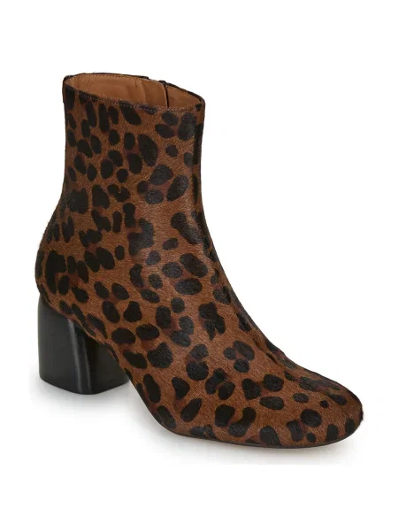 Pantofi Anthology Paris cu model leopard maro