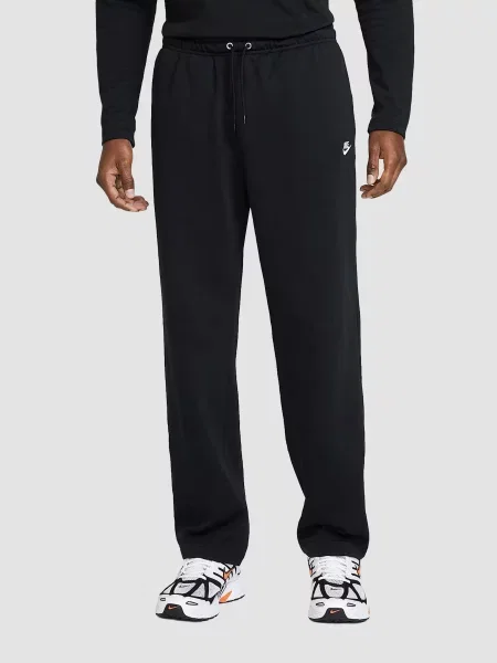 Повседневные махровые брюки Nike черные