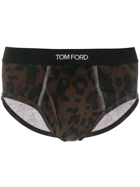 Chiloți Tom Ford cu model leopard maro