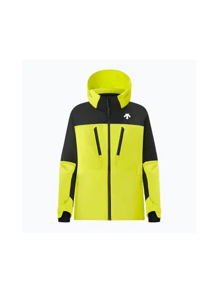 Утепленная горнолыжная куртка Descente желтая