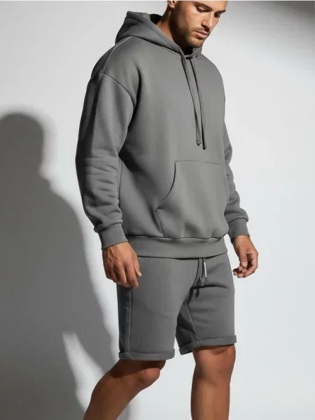 Sinsay Szorty slim fit szary