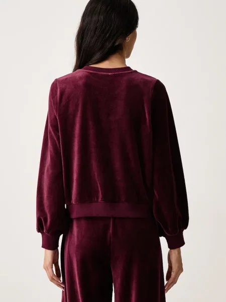 DKNY bluza welurowa