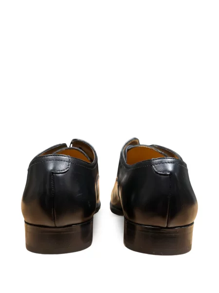 Pantofi derby Pertini din piele negru