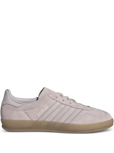 Sneakerși Adidas cu șireturi cu dungi din dantelă violet