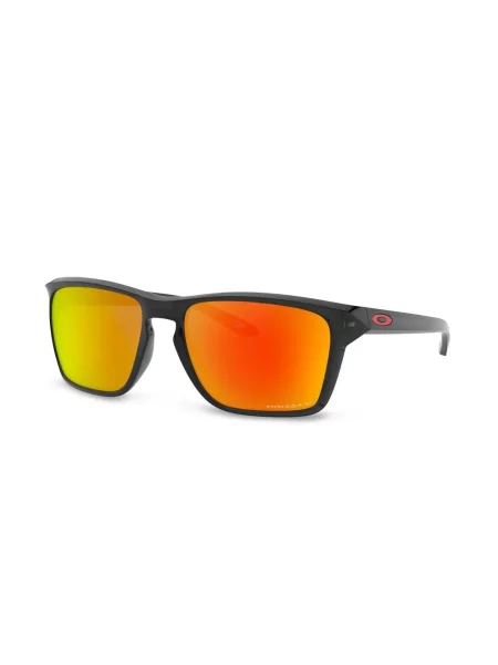 Zrcadlové sluneční brýle Oakley černé