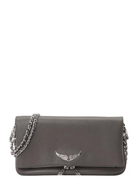 Zadig & Voltaire Clutch ROCK închis gri