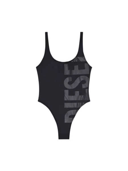Diesel jednoczęściowy strój kąpielowy BFSW-KYLIA SWIMSUIT miękka miseczka czarny